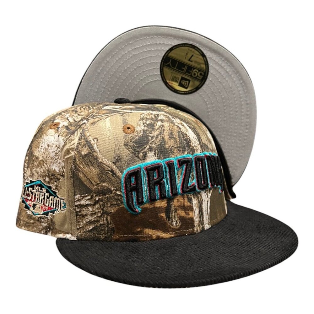 New Era Arizona Diamondbacks Realtree 59FIFTY Hat 2011 All Star Game Patch